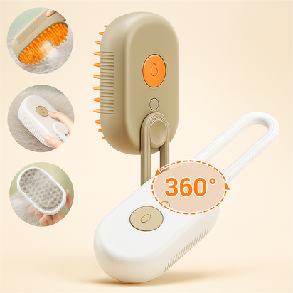 Rechargeable Pet Steam Brush